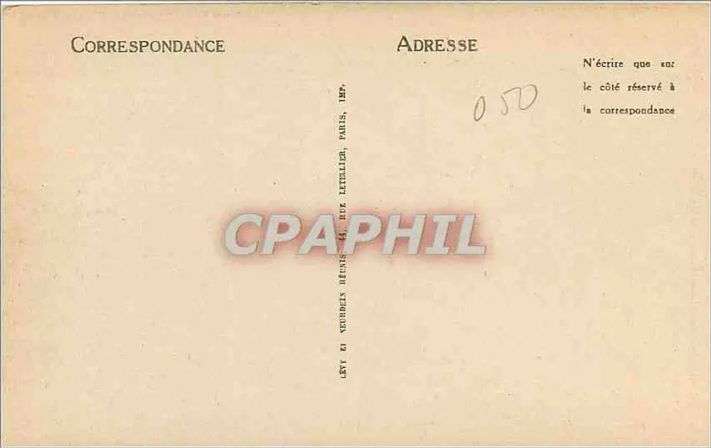 Arles — Capela dos Alyscamps — I.L. - Verso