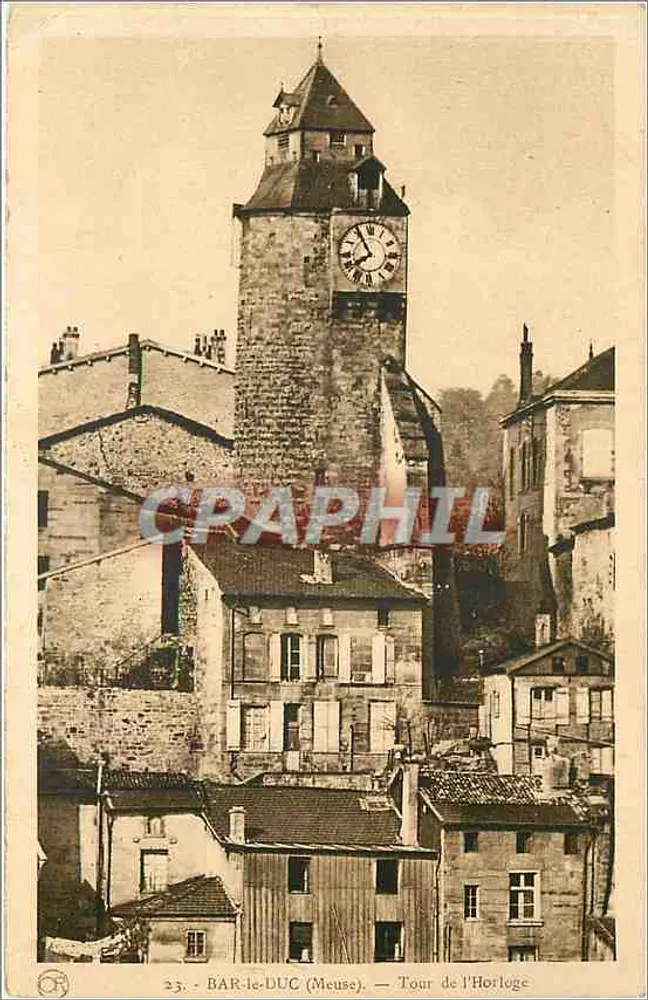 Bar-le-Duc (Meuse) — Torre da Hora — Edição artística « OR » - Frente