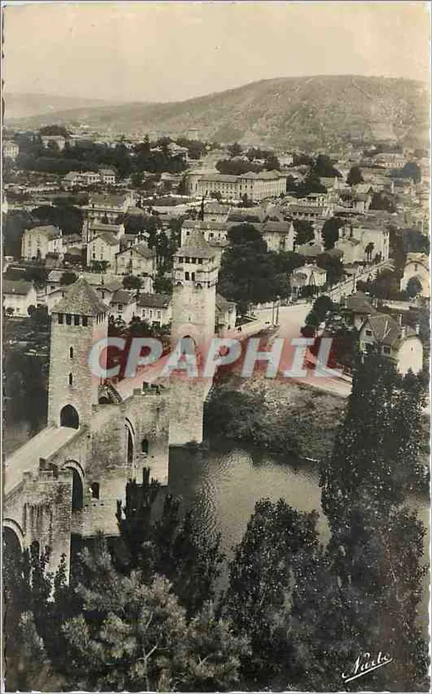 Cahors — O rio Lot e o Ponte Valentre — Edições Narbo - Frente