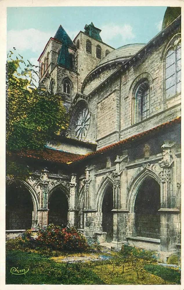 Cahors (Lot) — Le Cloître et le Clocher de la Cathédrale — Cimy - Recto