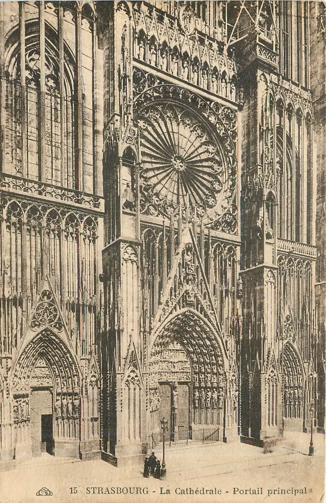 Strasbourg - La Cathédrale - Portail principal — n°15 - Recto