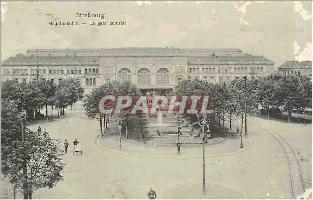 Strasbourg — Hauptbahnhof — La gare centrale — éditeur non identifié - Recto