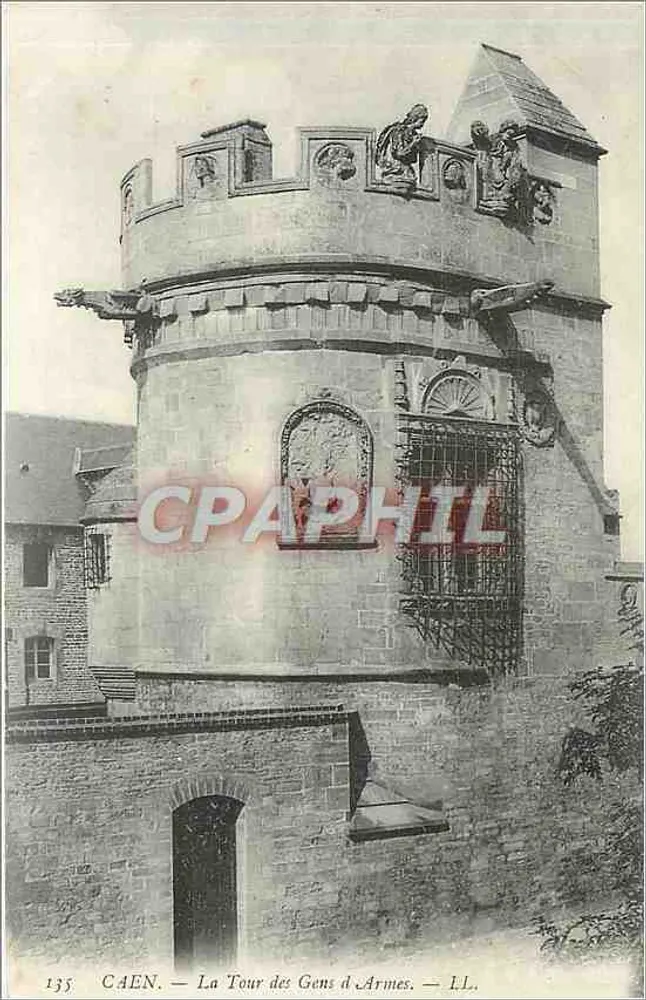 Caen — A Torre dos Homens de Armas — LL, n° 135 - Frente