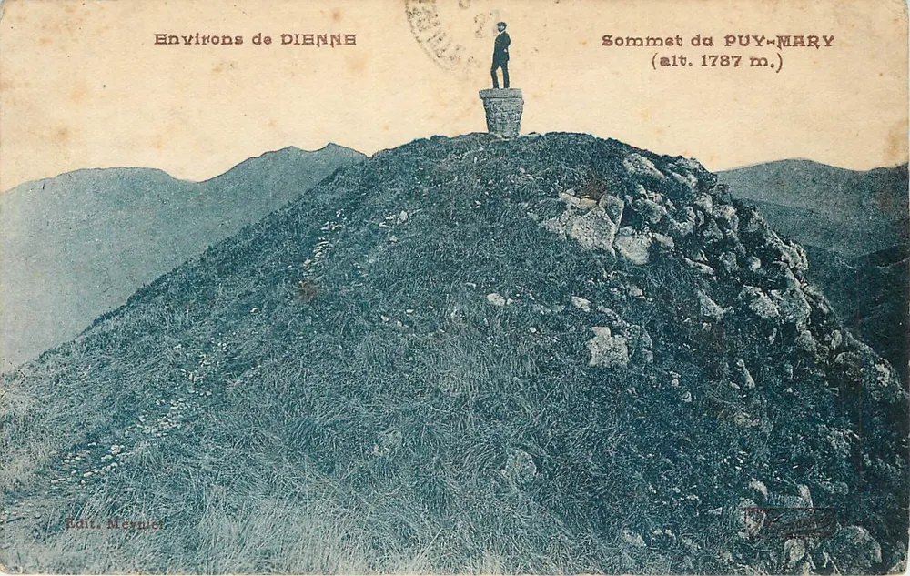 Cima del PUY-MARY — alt. 1787 m. — Edit. Meynlot - Recto