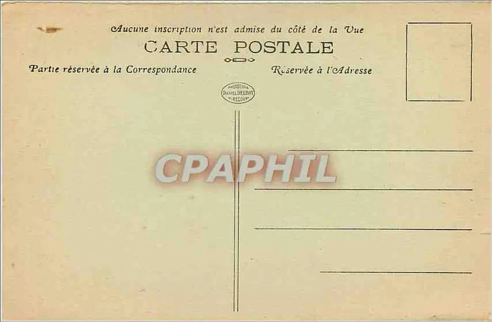 Contrexéville — O Estabelecimento e a Fonte do Pavilhão — D. D. - Verso