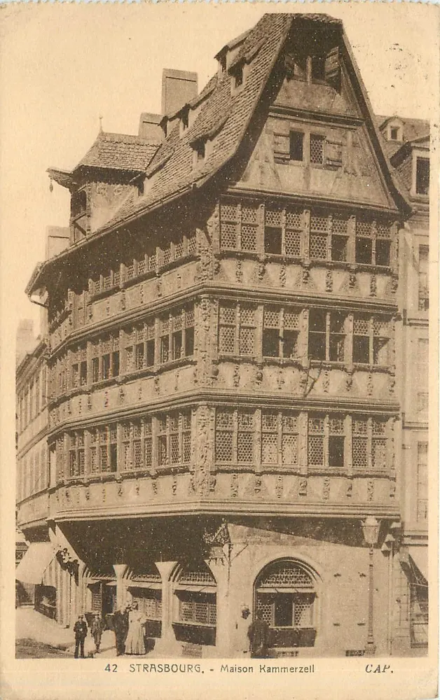Estrasburgo - Casa Kammerzell — editor CAP, n° 42 - Frente