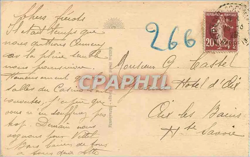 Estrasburgo - Casa Kammerzell — editor CAP, n° 42 - Verso