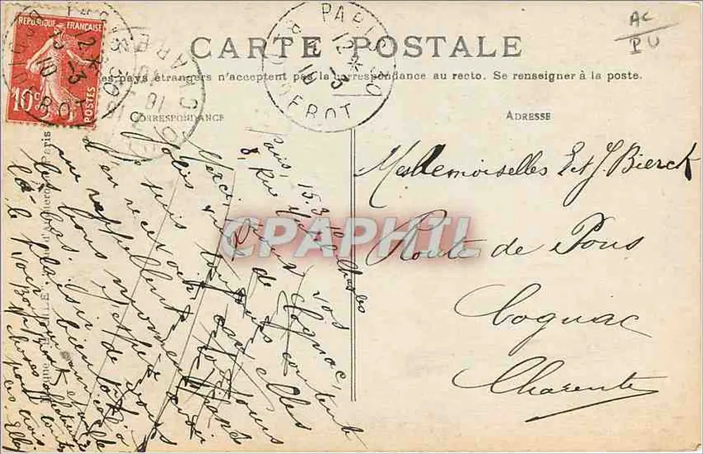 Salão 1908 - Jacomin - O Necromante - Verso