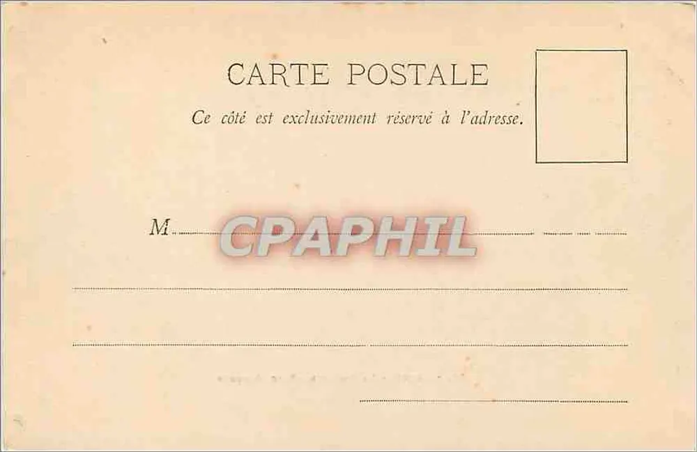 Paris - A Grade do Parc Monceau — Cité Trévise, n°36 - Verso