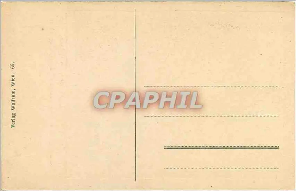 Madonna im Grünen — Raffaello Santi — Verlag Woltrum, Wien, Nr. 62 - Verso