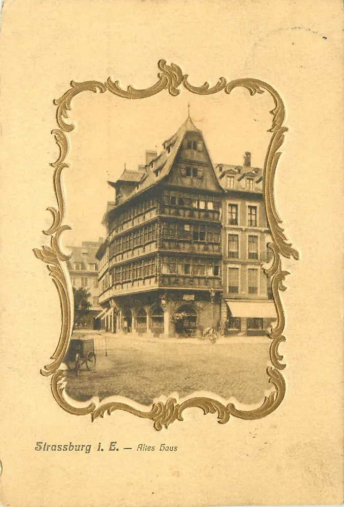 Estrasburgo i. E. — Altes Haus — editor Estrasburgo i. E. - Frente