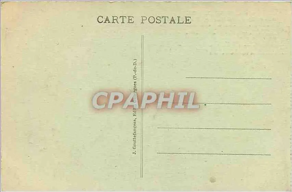 Castello di Murols (Facciata Est) — Ruina feudale — J. Gauttieranges, Editore (Puy-de-Dôme) - Verso