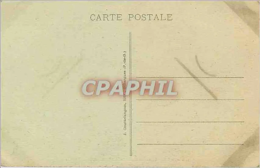 Castelo de MUROLS (Lado Oeste) — Fortaleza feudal no pico de basalto — J. Goutzang, Editor (P.-de-P.) - Verso