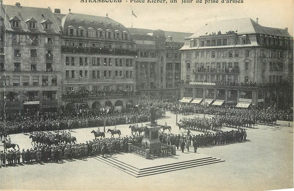 Straßburg - Place Kleber, an einem Tag der Parade — Verlag MAGMOD - Vorderseite