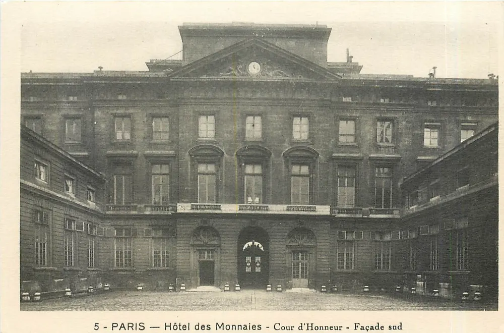 Paris — Hôtel des Monnaies — Cour d'Honneur — Façade sud - Recto