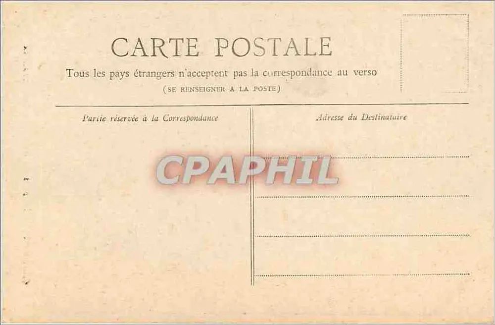 Les Invalides — Paris — Coleção Petit Journal - Verso