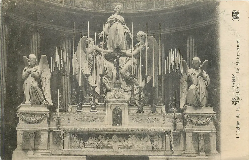 L'Église de la Madeleine — Le Maître-Autel — Paris - Recto