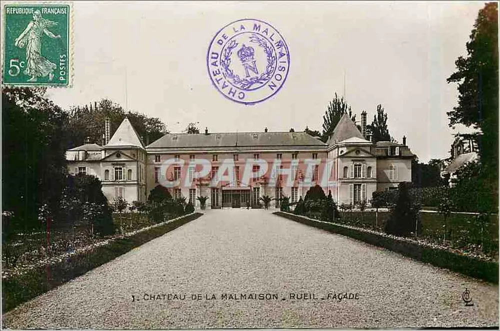 Castelo de la Malmaison - Rueil - Fachada — editor C. L. (C. L. Paris) n°1 - Frente