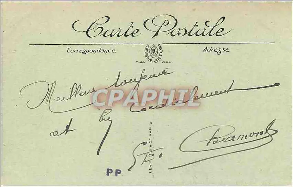 Sacre-Cœur de Montmartre — Paris — editor não identificado, número de série ilegível - Verso