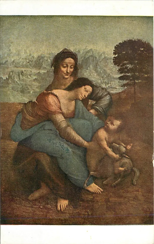 Die Jungfrau, das Kind Jesus und die Heilige Anna — Leonardo da Vinci — Éditions Nomis, Paris, 1938 - Vorderseite