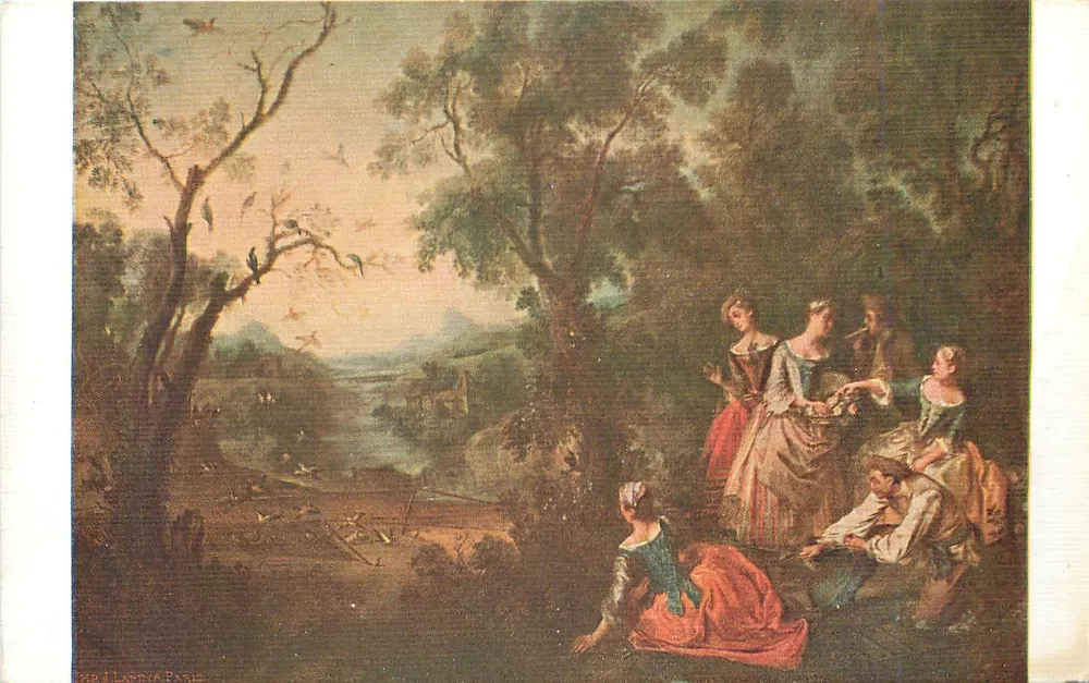 Lancré, Wiosna — Spring — La Primavera — Muzeum Louwra — seria 5018 - Awers