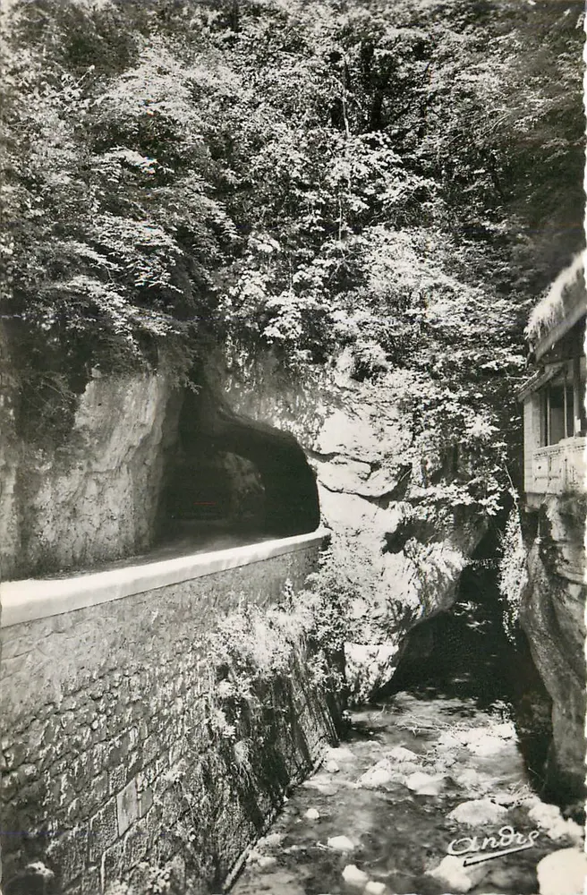 O Vercors — Entrada dos Grandes Goulets — Edição de Arte André Grenoble - Frente