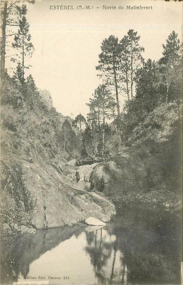 Estérel (A.-M.) - Ravin du Malinfernet — Lib. Maillan édit. Cannes 453 - Awers