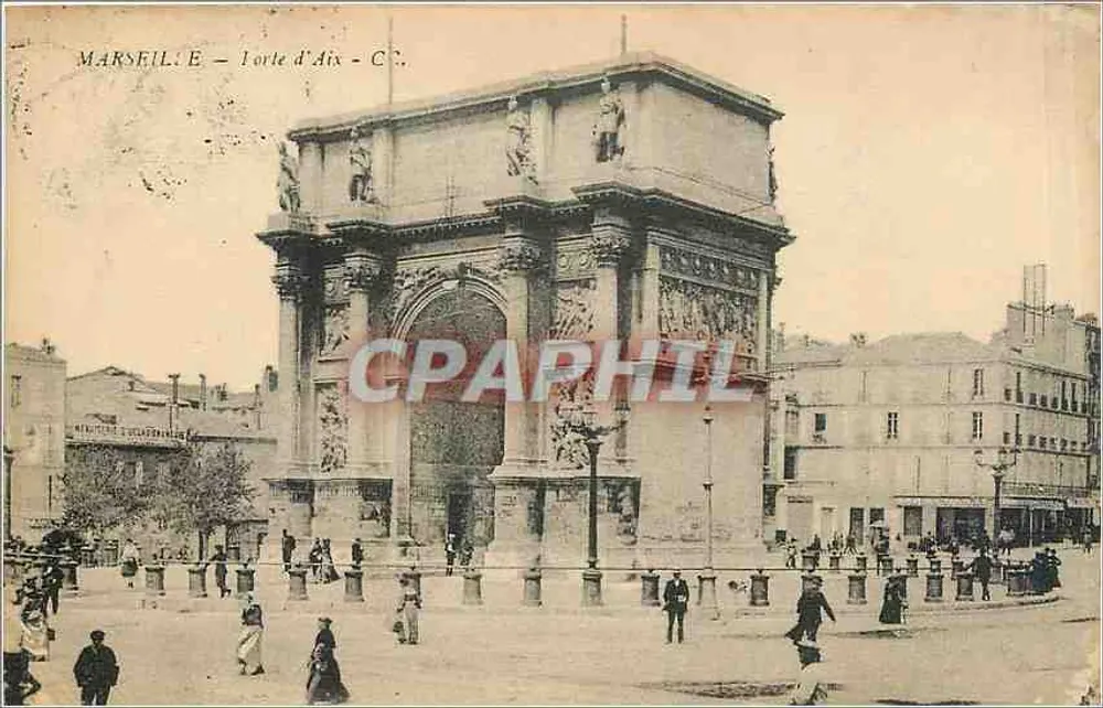 Marselha — Porta de Aix — C.C. - Frente