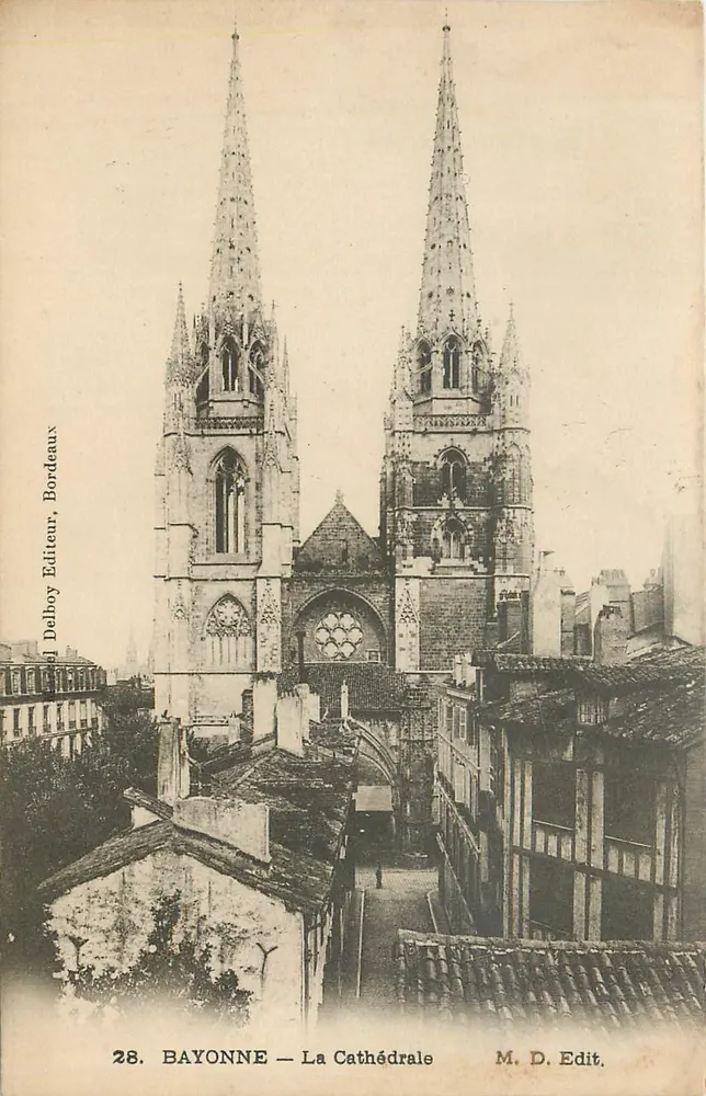 Bayonne — De Kathedraal — M. D. Edit. - Voorkant