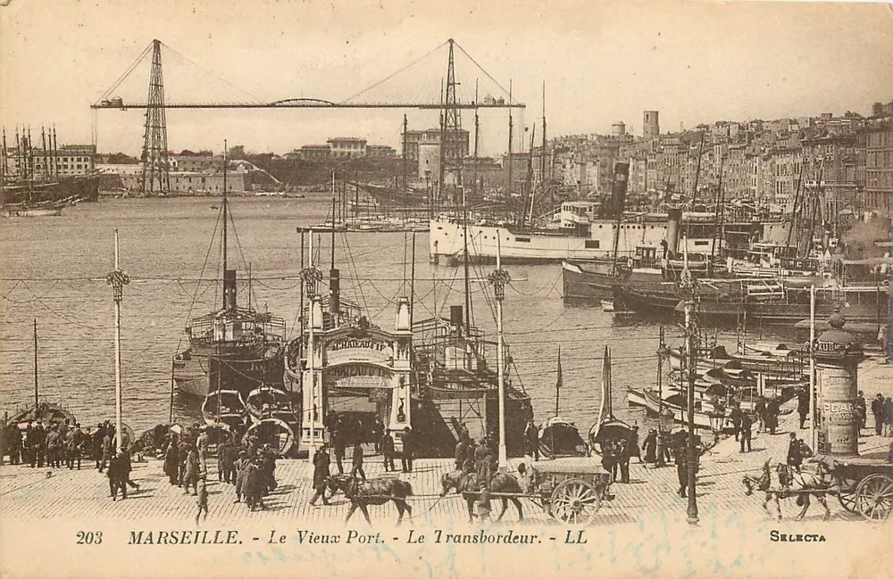 Marseille - Der alte Hafen - Der Transbordeur - LL - Selecta - Vorderseite