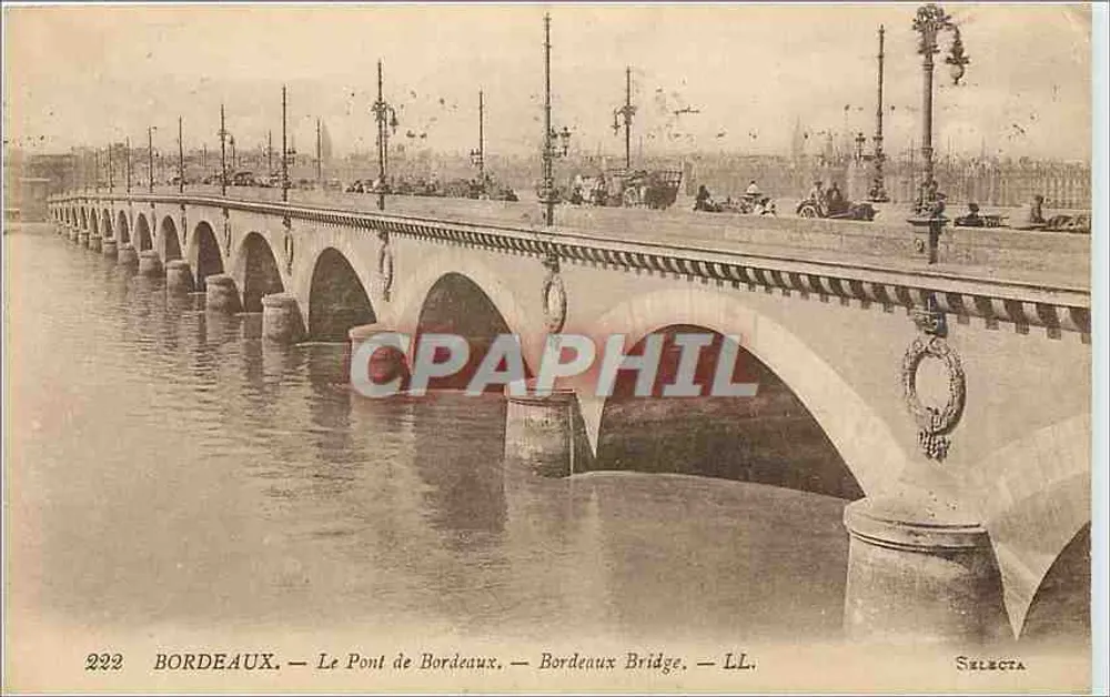 Bordeaux — O Ponte de Bordeaux — Selecta, n° 222 - Frente