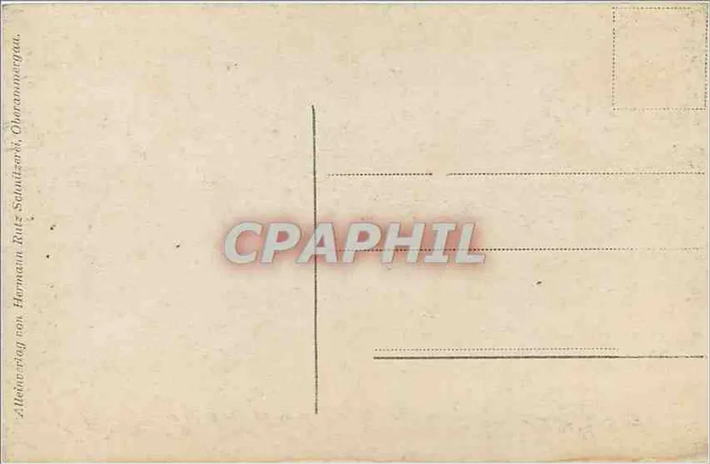 Passions Theater Oberammergau — cena teatral — editor Hermann von Schauder, Oberammergau - Verso