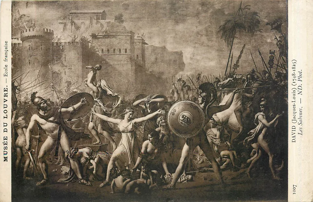 A Guerra de Tróia — Museu do Louvre — Escola Francesa — David (Jacques-Louis) — ND, Fot. 1007 - Frente