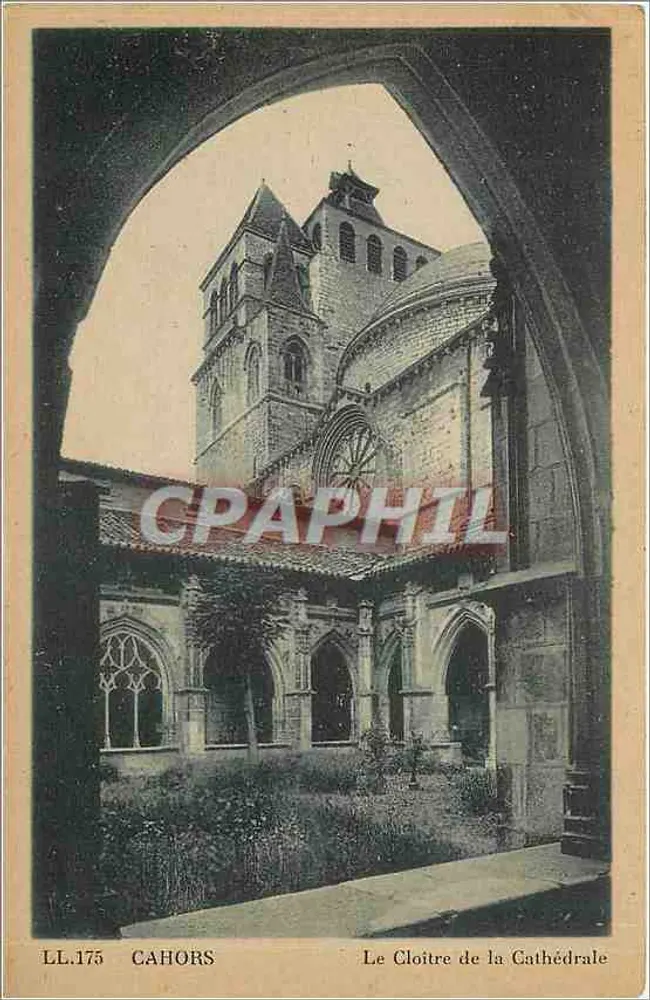 Cahors — O Claustro da Catedral — LL.175 — CAHORS - Frente