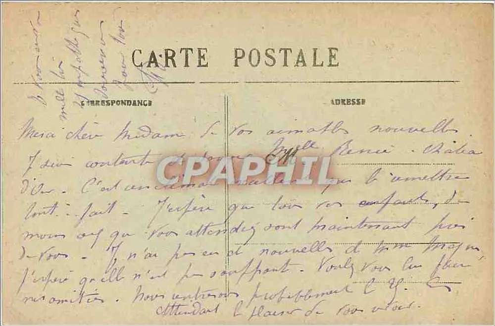 Le Faouët — Allgemeine Ansicht von Sainte-Barbe und Kapelle Saint David — Sammlung Édouard Grimpel - Rückseite