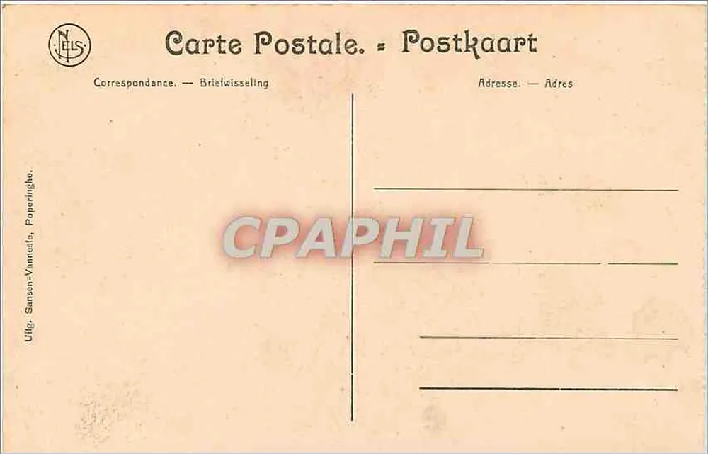 यप्रेस के अवशेष — 1914-18 का पैनोरमा — NELS - पीछे
