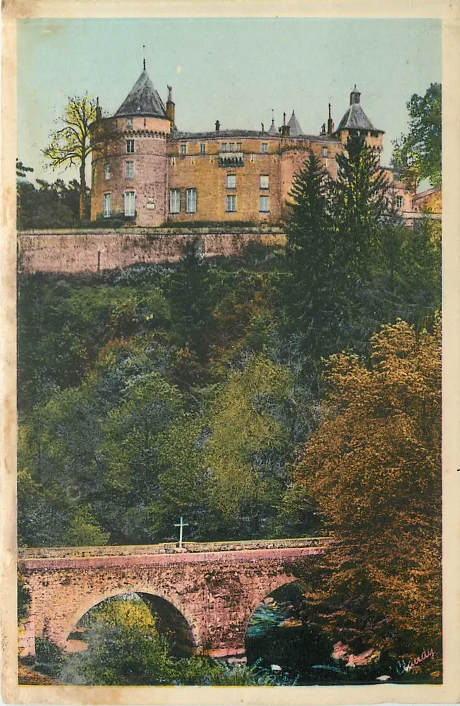 Schloss Chastellux — Alte Brücke — In der Nähe von Avallon (Yonne) — Verlag V. Viallet - Vorderseite