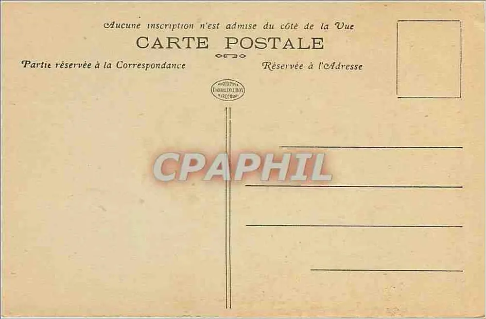 Contrexéville — O Casino — D.D. n°28 - Verso
