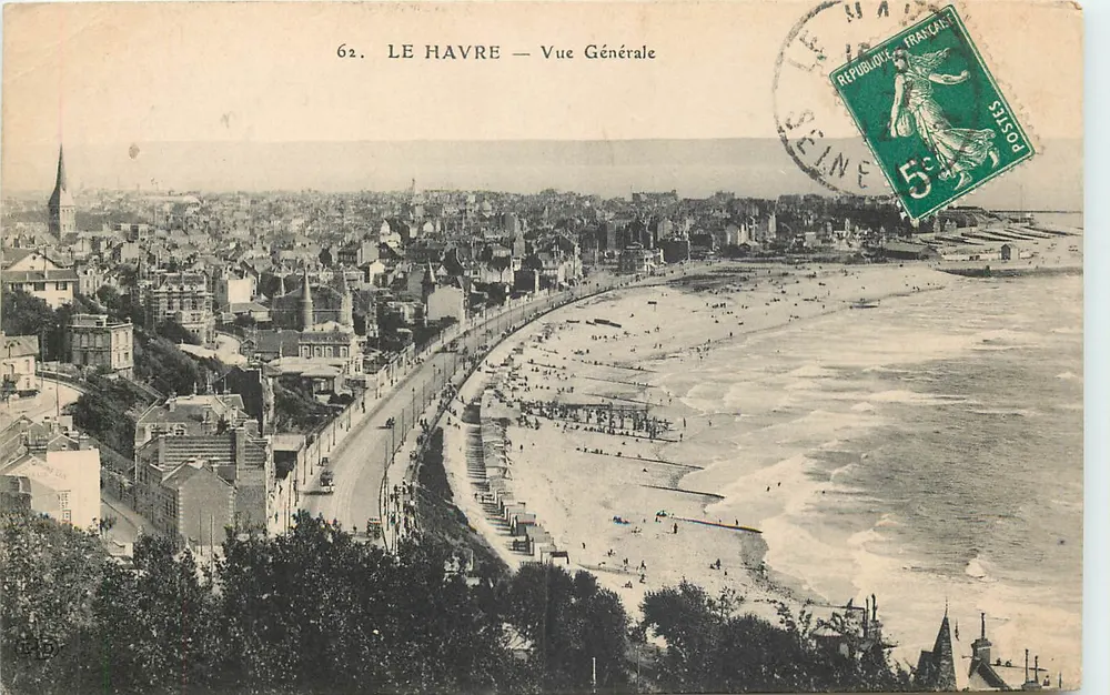 Le Havre — Vista Geral — Editor não visível, n° de série 62 - Frente