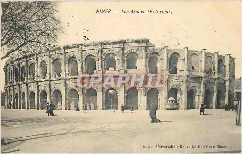 NÎMES — De Arenes (Buitenkant) — Maison Universelle « Nouvelles Galeries » Nîmes - Voorkant
