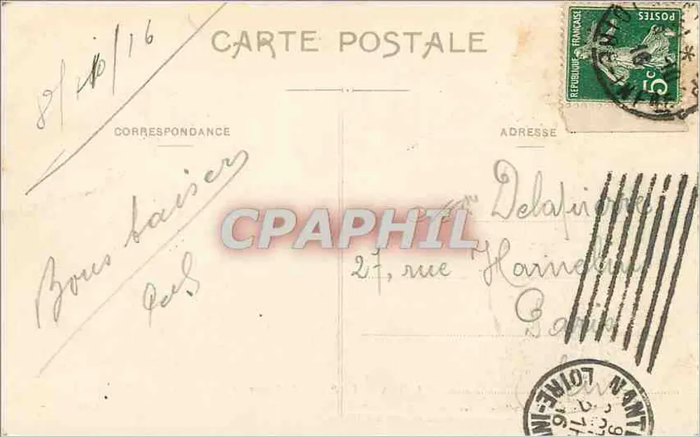 Nantes — O Palácio de Justiça (1845-1853) — Artaud et Nozaïs - Verso