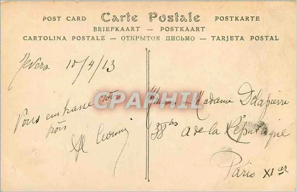Nevers — Vista geral — ND Phol - Verso