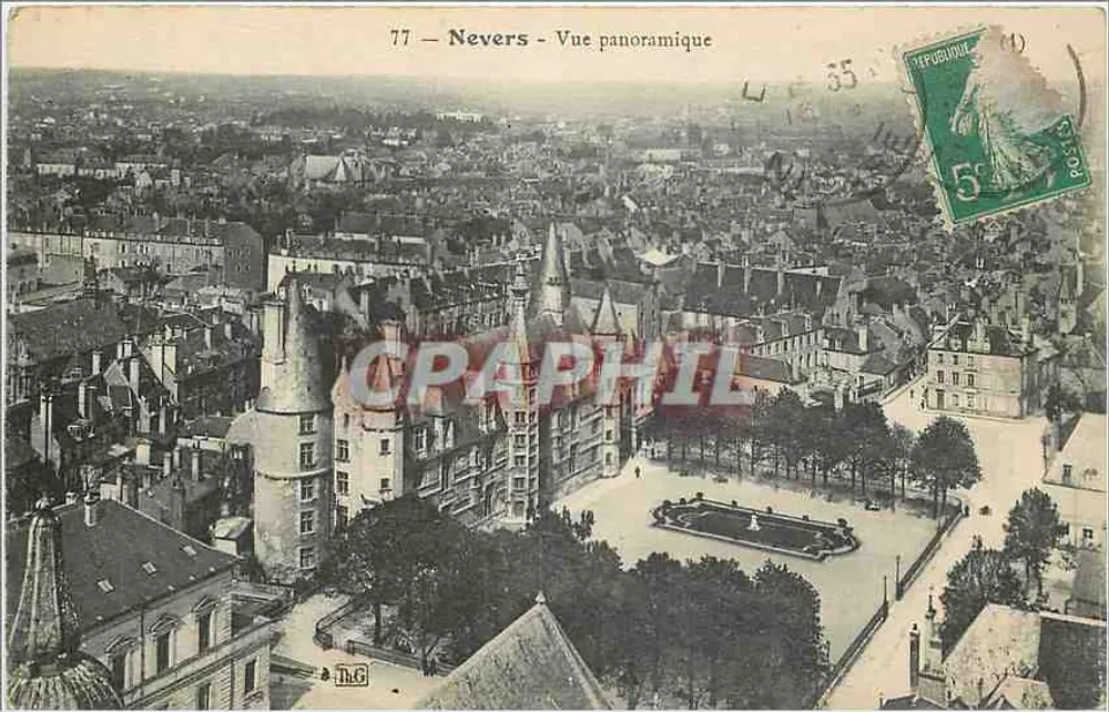 Nevers - Vista panorâmica — editor ING, n°77 - Frente