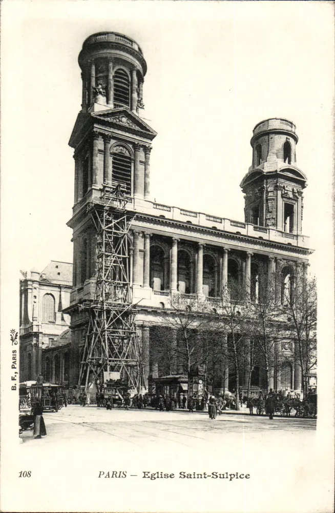 Paris — Igreja de Saint-Sulpice — B.F. Paris n°108 - Frente