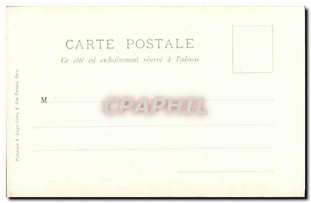 Évreux — A Catedral — Lado Meridional — G. Lebigre, Editor - Verso