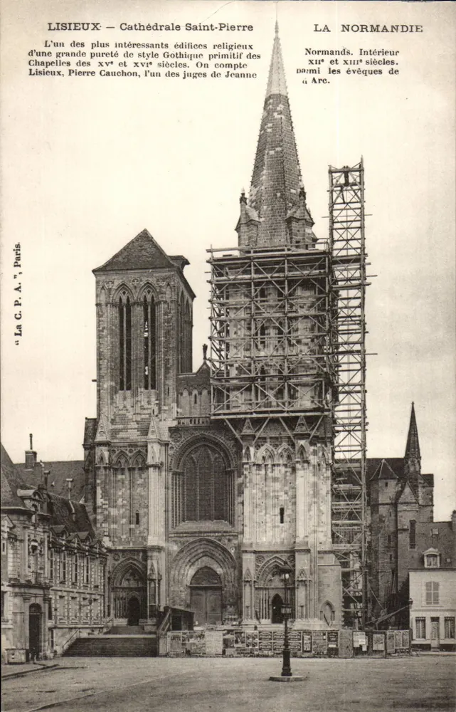 Lisieux — Catedral de São Pedro — A Bilhete postal antigo Paris - Frente