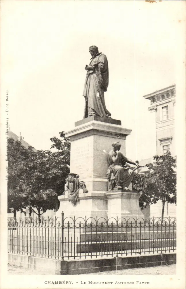 Chambéry - Le Monument Antoine Favre — Lib. & Phot. Raymond à Chambéry - Recto