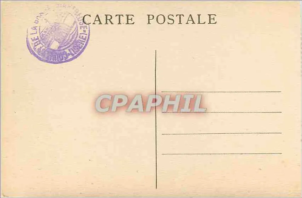 El Pic de l'Éillette — Carretera de la Grande-Chartreuse — Cl. A.V. n°55 - Reverso