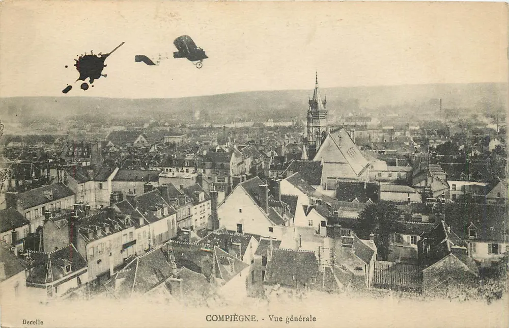 Compiègne - Vista geral — Decelle - Frente