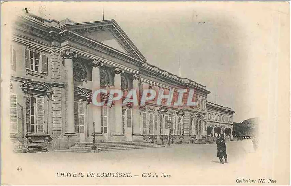 Castelo de Compiègne — Lado do Parque — Coleções ND Phot, n°44 - Frente